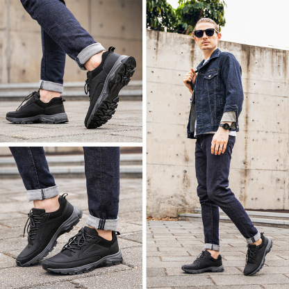 [Last Day 70% Off - Ends Soon] 🔥 Ergonomically Designed Men's Walking Shoes 👞 Relieve walking pain ✅ Arch support for comfortable walking