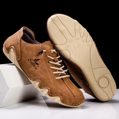 ⏰Promotion 60% OFF-2025 hot sale men's orthopedic shoes comfortable genuine leather walking shoes