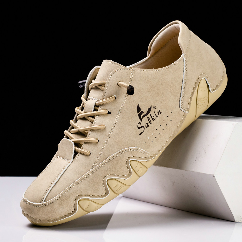 ⏰Promotion 60% OFF-2025 hot sale men's orthopedic shoes comfortable genuine leather walking shoes