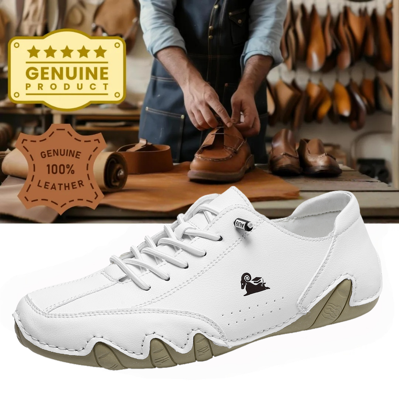 ⏰Promotion 60% OFF-2025 hot sale men's orthopedic shoes comfortable genuine leather walking shoes