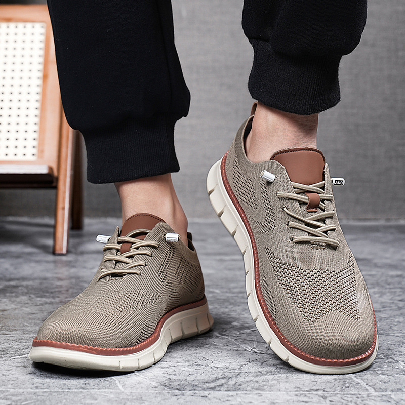 🔥 Ergonomically designed men's casual shoes 👞 Hand-sewn, easy to put on and take off ✅ Arch support, relieve pain, and make you walk comfortably