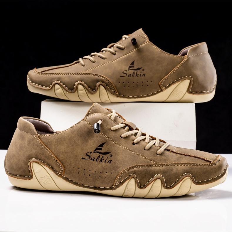 ⏰Promotion 60% OFF-2025 hot sale men's orthopedic shoes comfortable genuine leather walking shoes