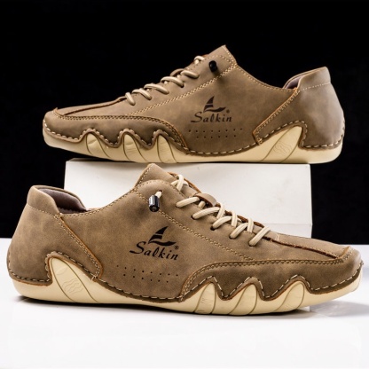 ⏰Promotion 60% OFF-2025 hot sale men's orthopedic shoes comfortable genuine leather walking shoes