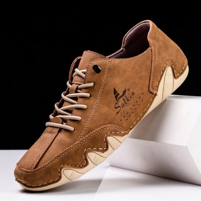 ⏰Promotion 60% OFF-2025 hot sale men's orthopedic shoes comfortable genuine leather walking shoes