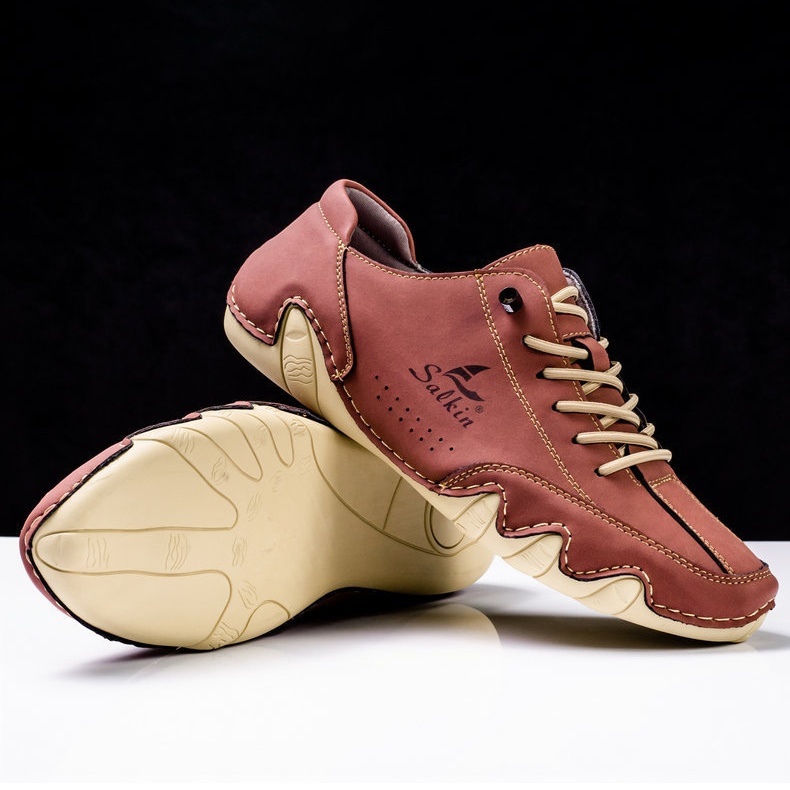 ⏰Promotion 60% OFF-2025 hot sale men's orthopedic shoes comfortable genuine leather walking shoes