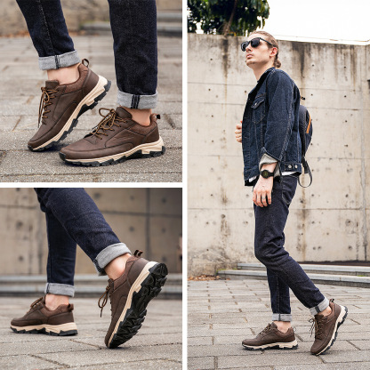 [Last Day 70% Off - Ends Soon] 🔥 Ergonomically Designed Men's Walking Shoes 👞 Relieve walking pain ✅ Arch support for comfortable walking