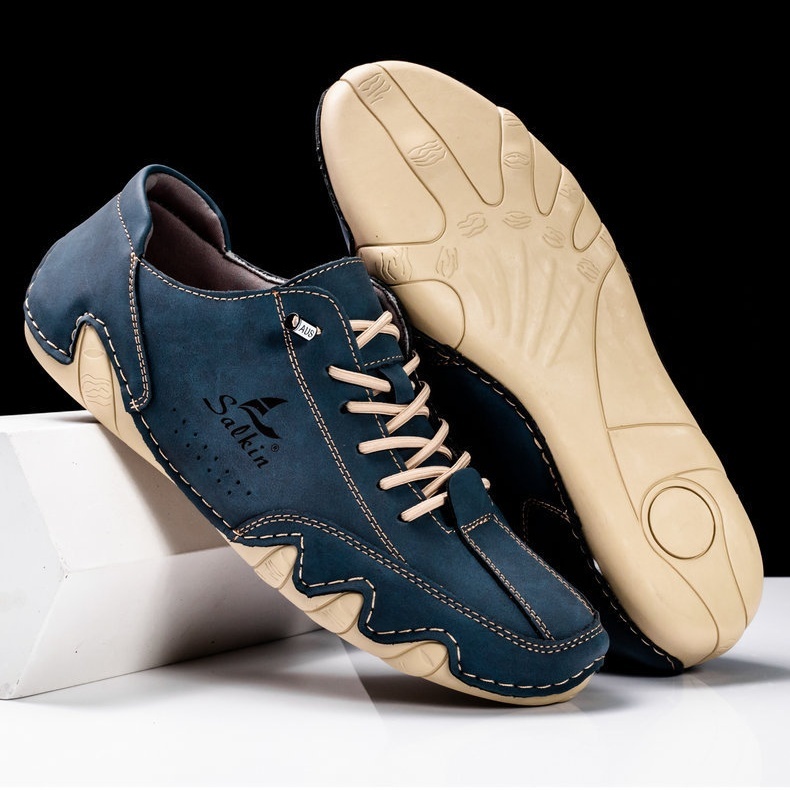 ⏰Promotion 60% OFF-2025 hot sale men's orthopedic shoes comfortable genuine leather walking shoes