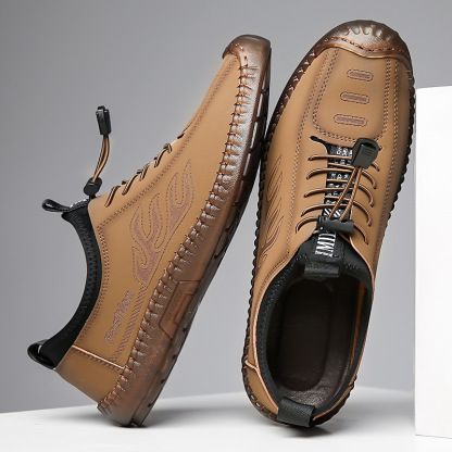 men's casual leather shoes
