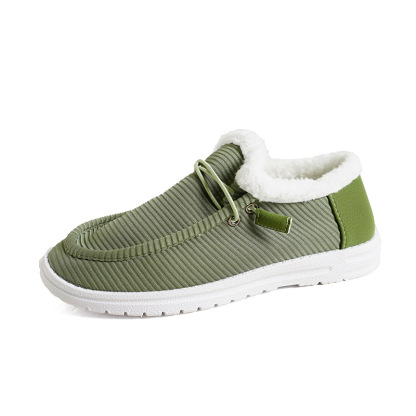 Orthoture's Winter Round-Toe Flats,Breathable Orthopedic Slip On Walking Shoes.