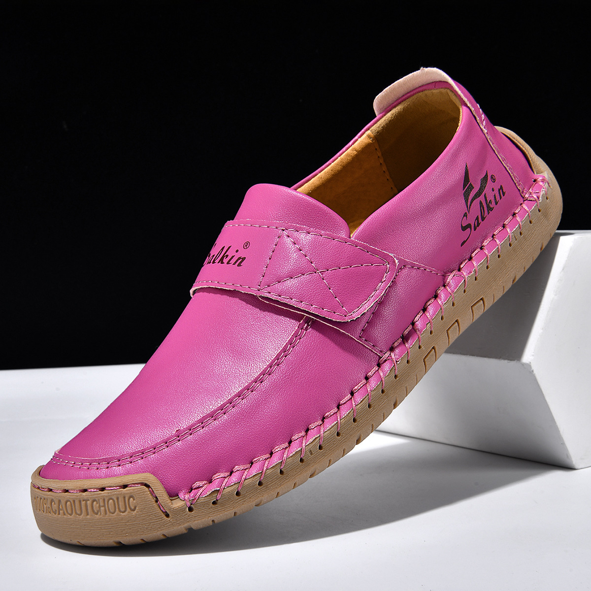 🔥Unisex Slip-On Walking Shoes 👞 Easy to put on and take off, hand-sewn ✅ Non-slip, wear 24 hours a day, comfortable walking