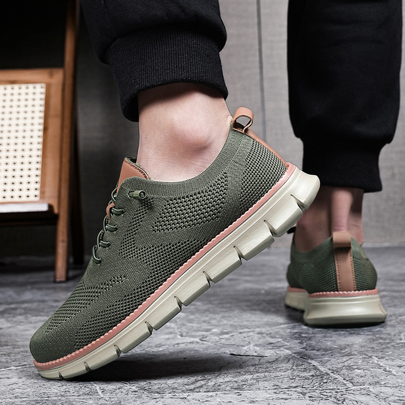 🔥 Ergonomically designed men's casual shoes 👞 Hand-sewn, easy to put on and take off ✅ Arch support, relieve pain, and make you walk comfortably