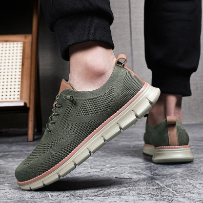 🔥 Ergonomically designed men's casual shoes 👞 Hand-sewn, easy to put on and take off ✅ Arch support, relieve pain, and make you walk comfortably