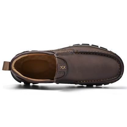 ⏰Promotion 60% OFF - 2025 New Men's Orthopedic Comfortable Casual Genuine Leather Slip On Loafers