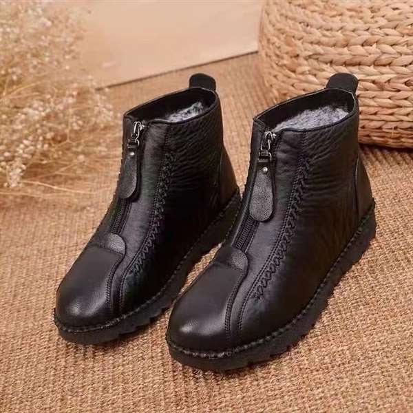 2024 popular winter boots!Women's Leather Non-Slip Ankle Boots