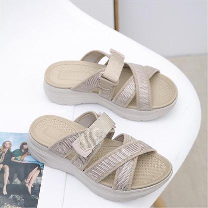 Orthoture Women's Lightweight Sports Style Comfortable Thick Sole Sandals