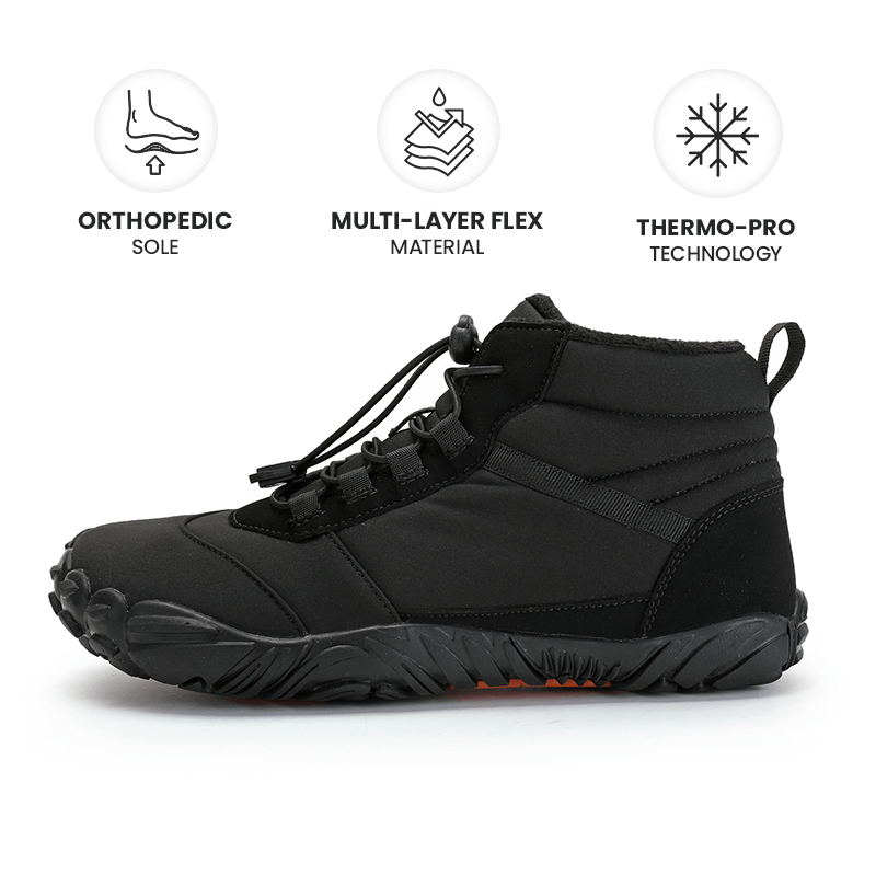 Antarctic Winter Pro® - Warm & Fleece-Lined Barefoot Winter Shoes