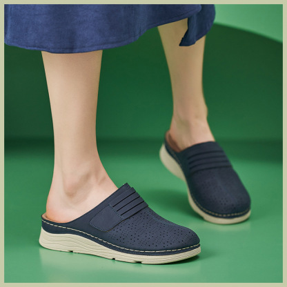 Casual Orthopedic Velcro Walking Wedge Toe Sandals