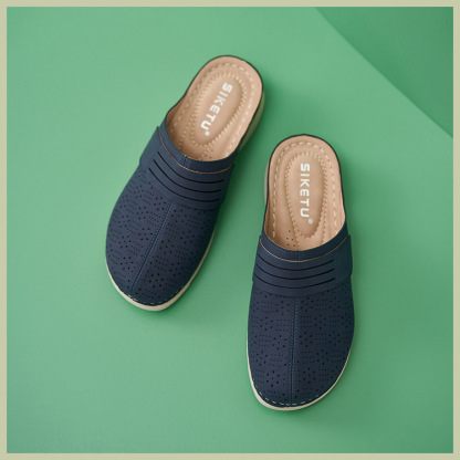 Casual Orthopedic Velcro Walking Wedge Toe Sandals