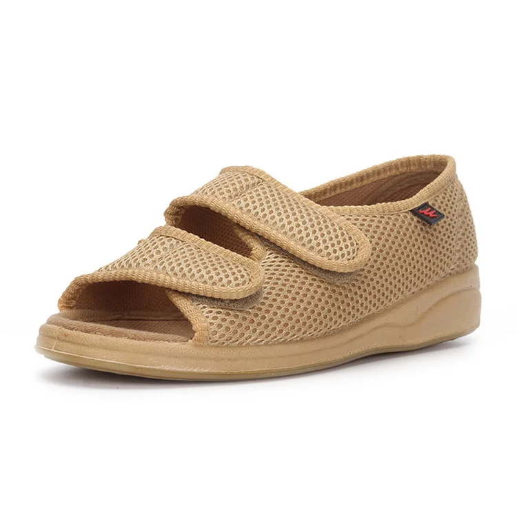 Women Diabetic Shoes Extra Wide Edema Swollen Sandals  Comfort Elderly Sandals