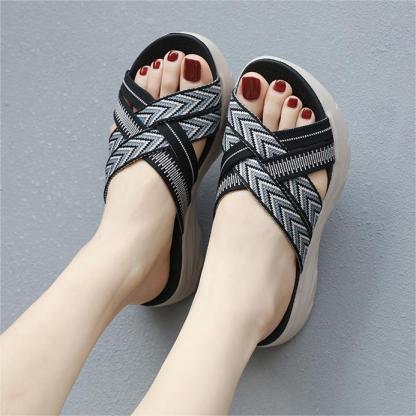 OrthotureTM Women's Lightweight Sports Style Comfortable Thick Sole Slippers