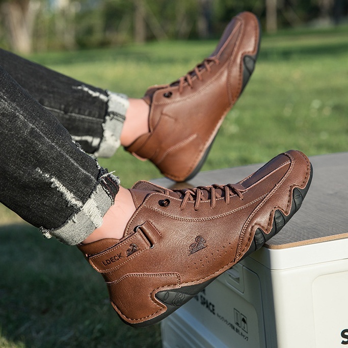 🔥70% OFF TODAY🎁Waterproof Boots Comfortable For Winter，Unisex Italian Handmade Suede Velcro High Boots