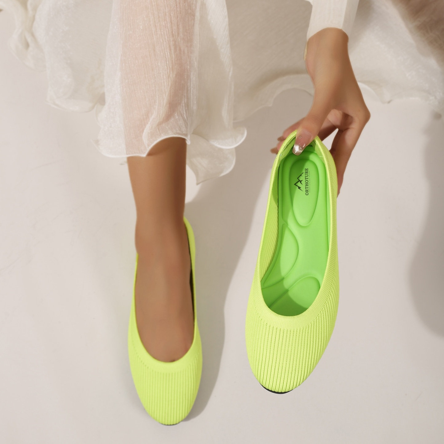 Orthoture's All Day Comfort Round-toe Flats