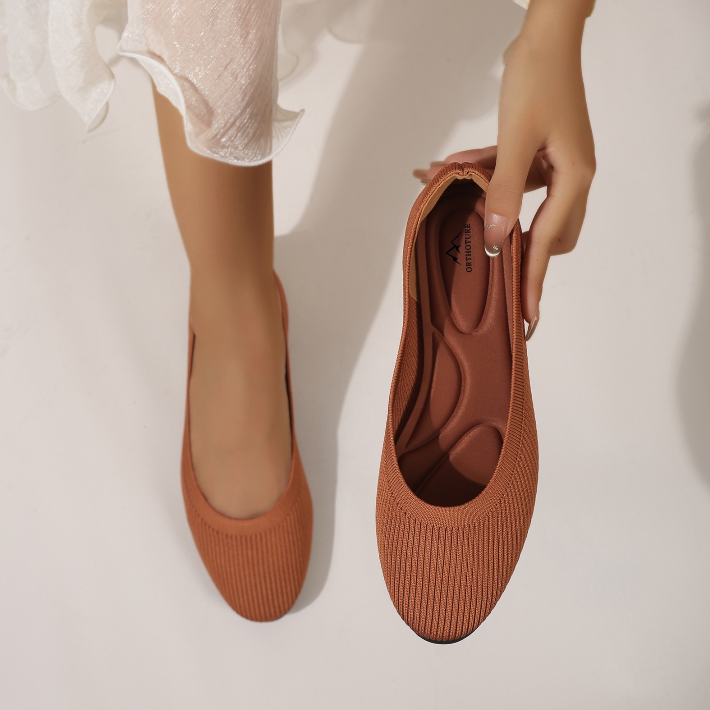 Orthoture's All Day Comfort Round-toe Flats