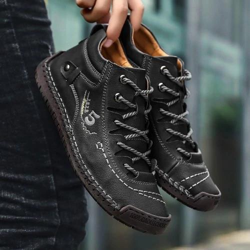 🔥Hot Sale 60% Off🎉 Men Hand Stitching Vintage Casual Comfy Leather Shoes