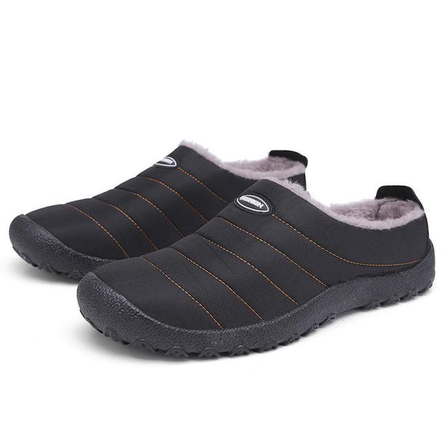 Fur Slippers Waterproof Indoor And Outdoor Winter Slides for Women and Men