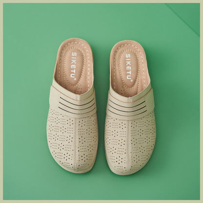 Casual Orthopedic Velcro Walking Wedge Toe Sandals