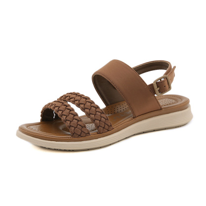 Retro Double Woven Breathable and Comfy & Casual Sandals