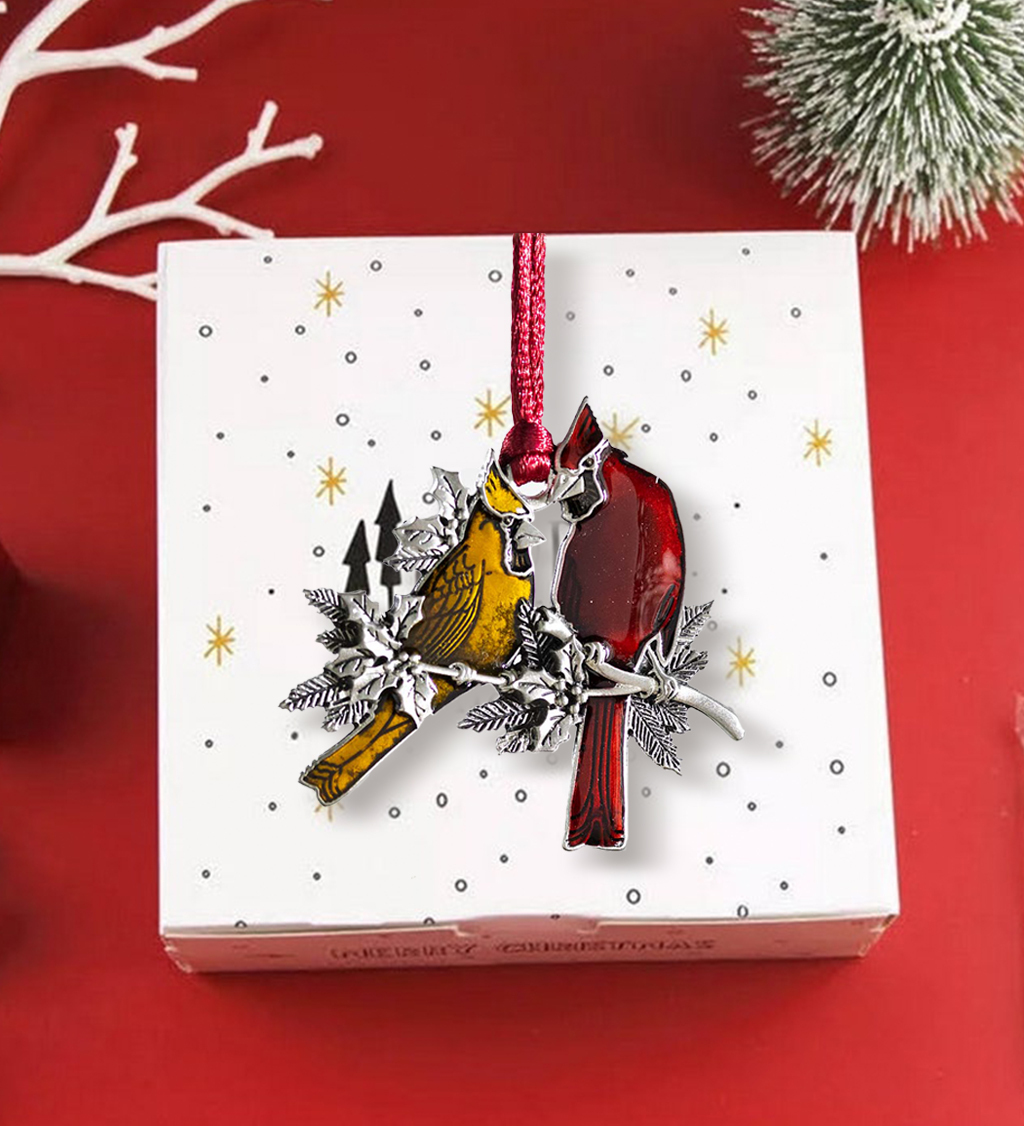 Solid Pewter Christmas Tree Ornament