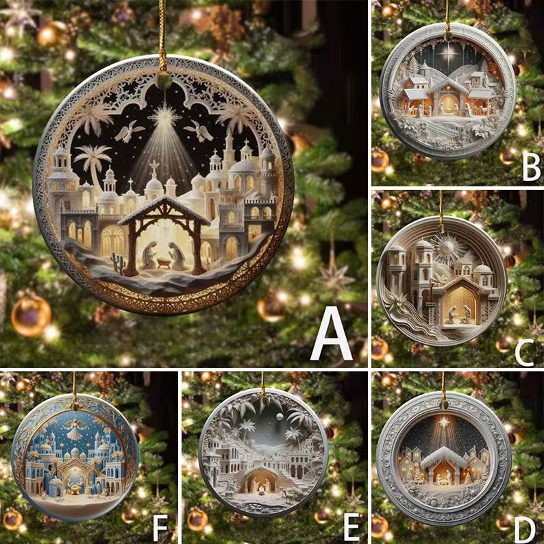 Unique Nativity Scene Ornament