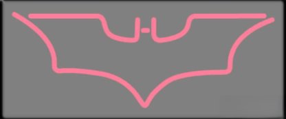 Batman Logo Handmade Art Neon Sign Wall Decor