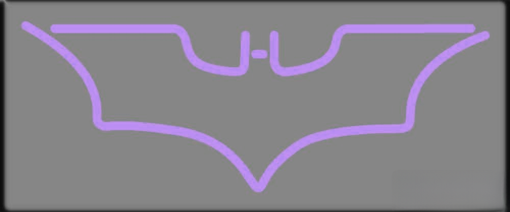 Batman Logo Handmade Art Neon Sign Wall Decor