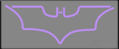 Batman Logo Handmade Art Neon Sign Wall Decor