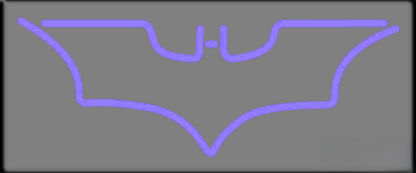Batman Logo Handmade Art Neon Sign Wall Decor