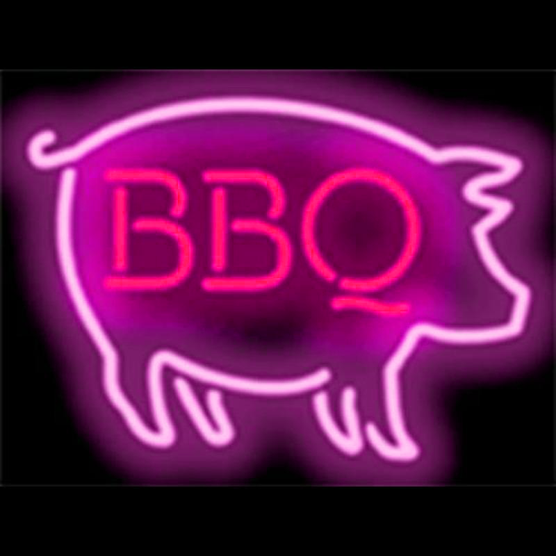 Bbq Pig Handmade Art Neon Sign Wall Decor