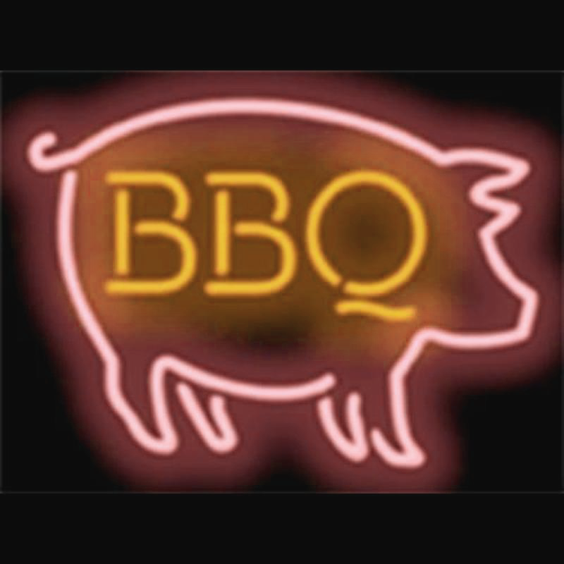Bbq Pig Handmade Art Neon Sign Wall Decor