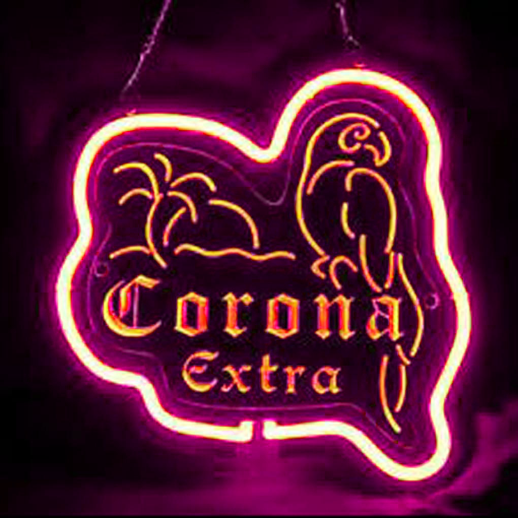 Bacardi Happy Hour Logo Beer Bar Led Hairline Light Sign Wall Decor