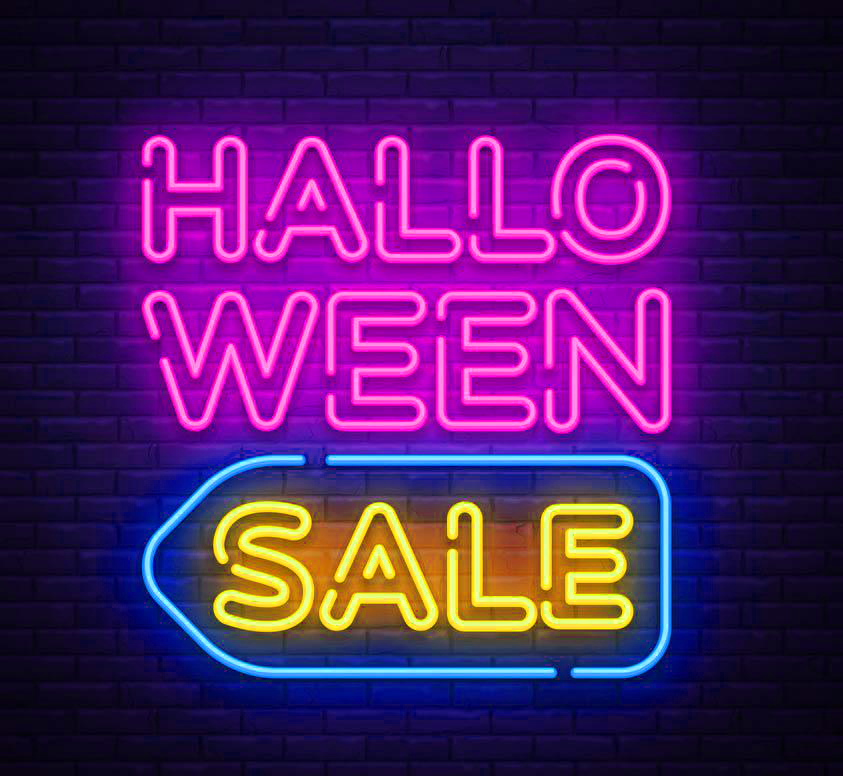 Halloween Neon Sign Wall Decor