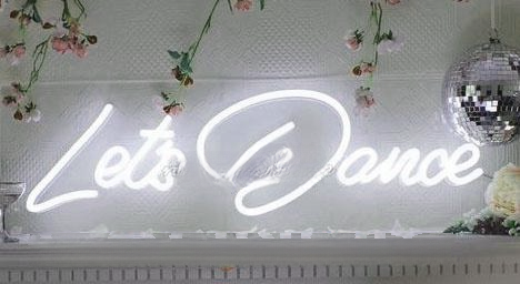 Lets Dance Wedding Home Deco Neon Sign Wall Decor