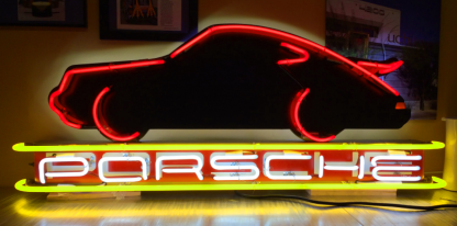 Porsche Neon Sign Wall Decor