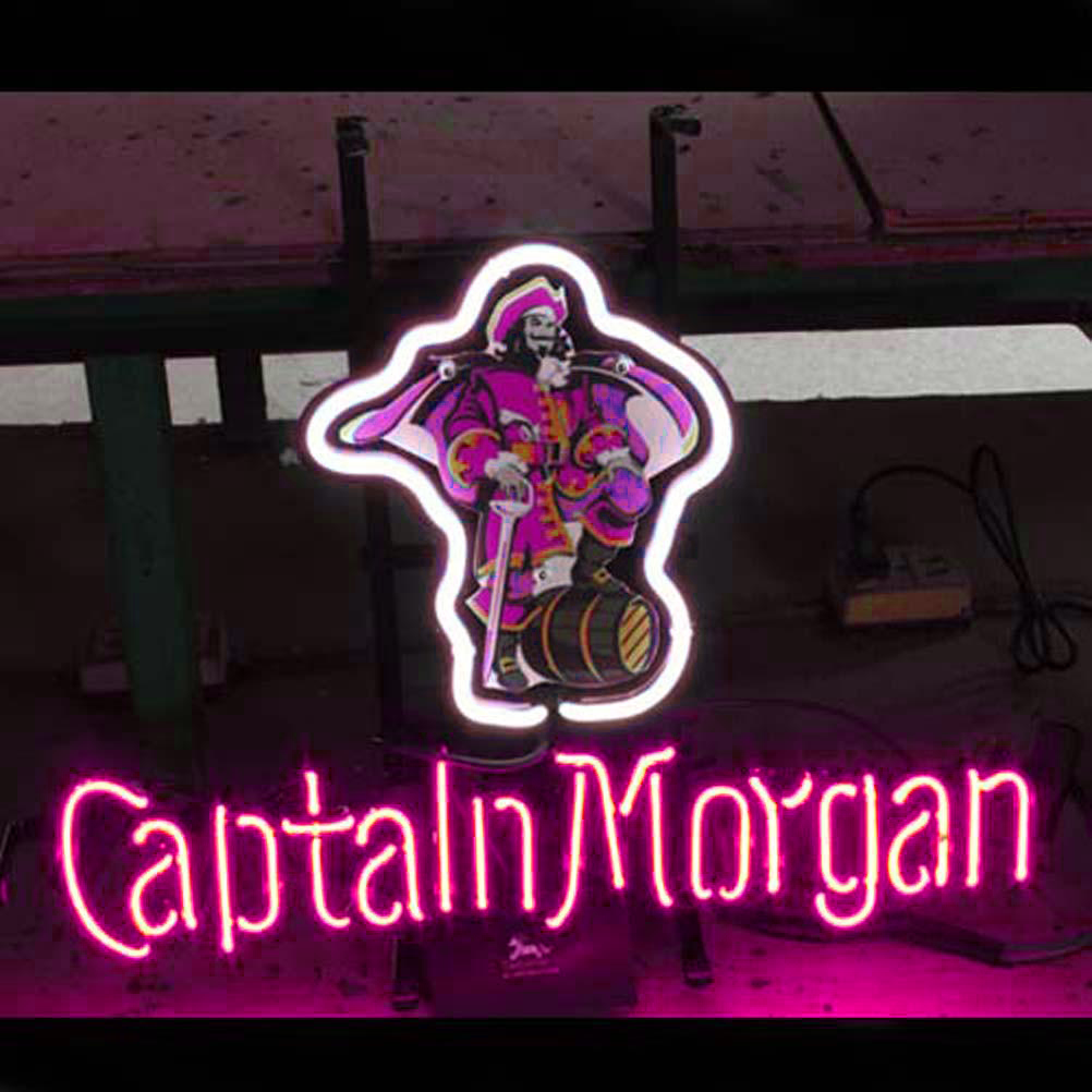 Professional Captain Morgan Beer Bar Open Neon Signs Wall Decor