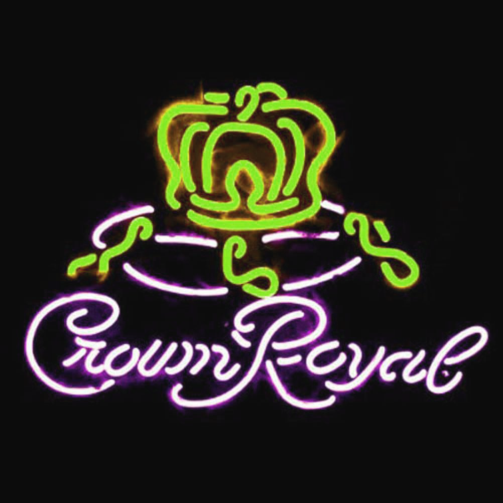 Professional Crown Royal Neon Sign Wall Decor
