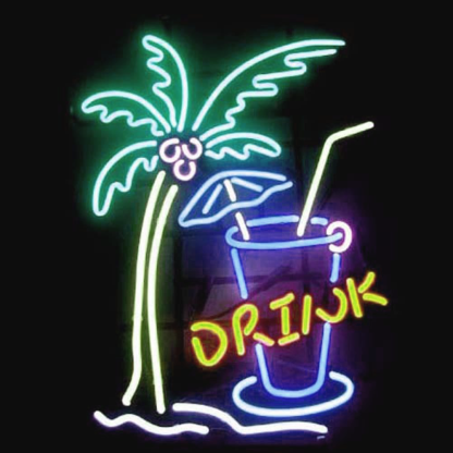 Professional Drink Beer Bar Open Neon Signs Wall Decor