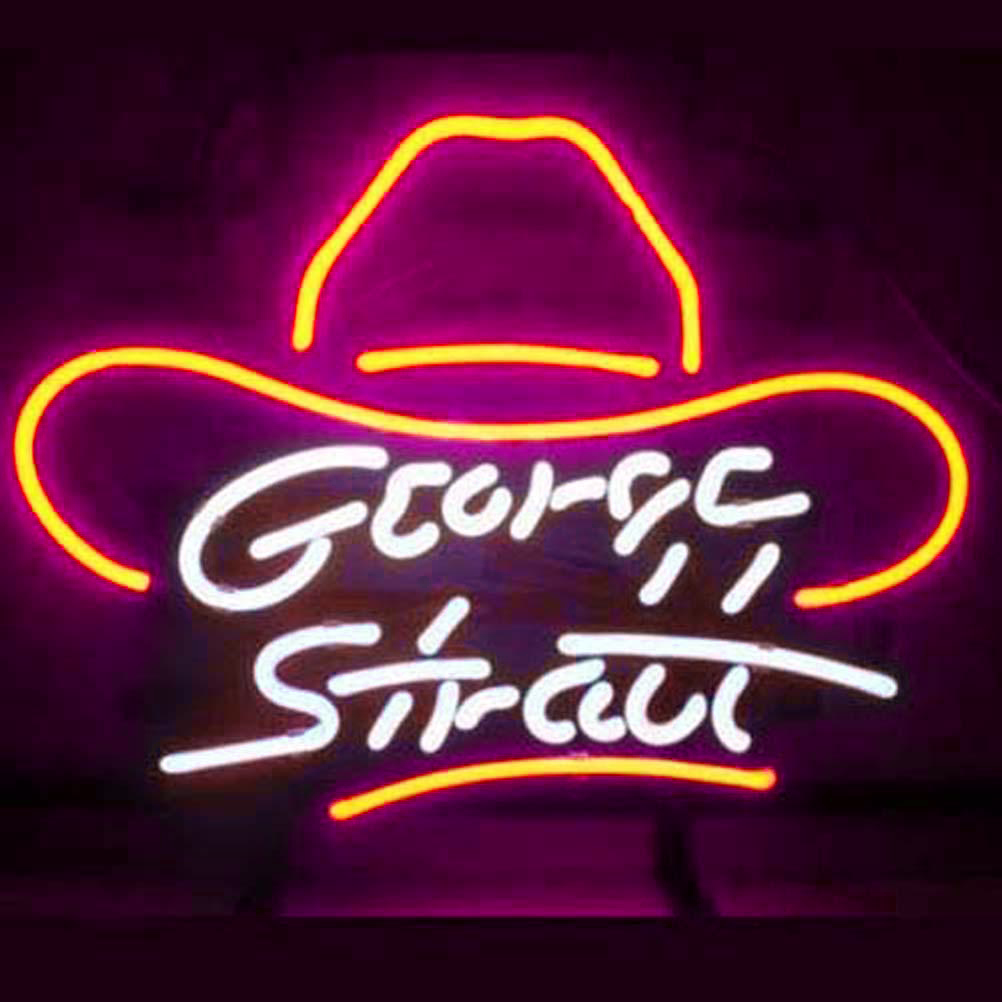 Professional George Stratt Neon Sign Wall Decor