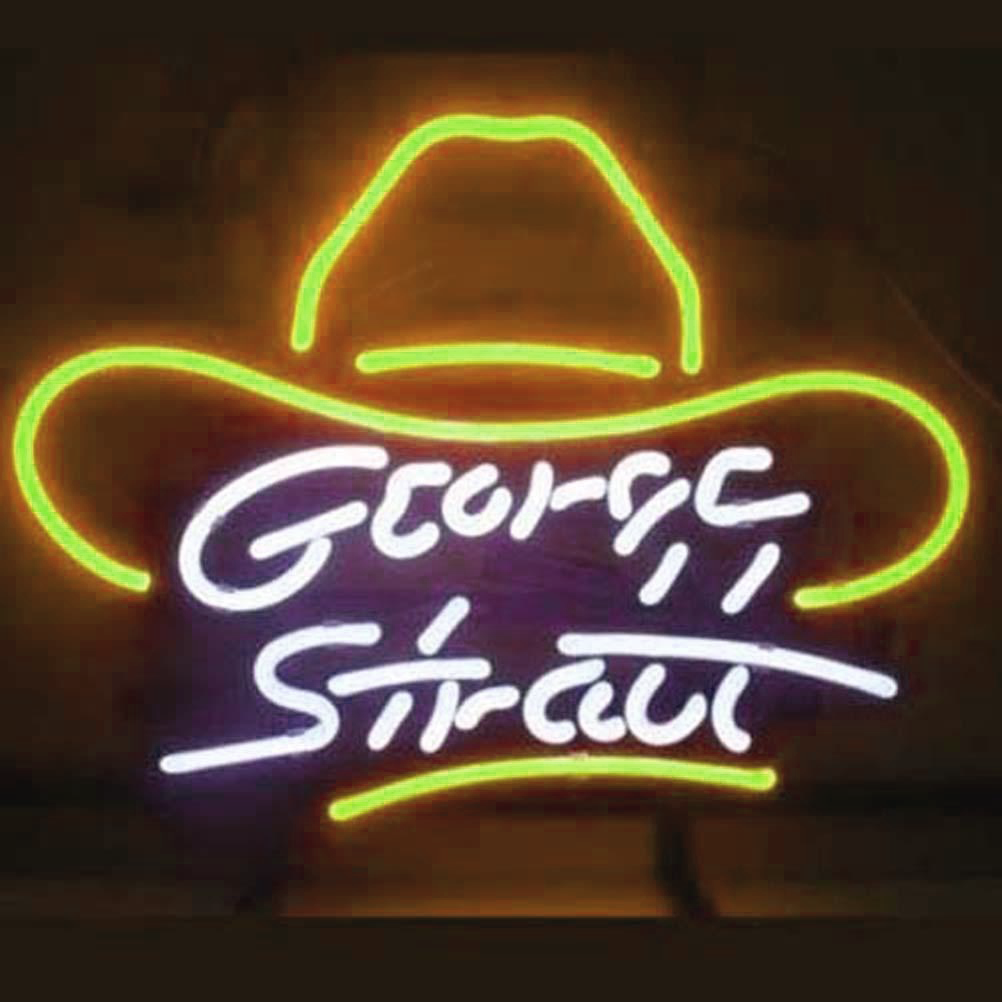 Professional George Stratt Neon Sign Wall Decor