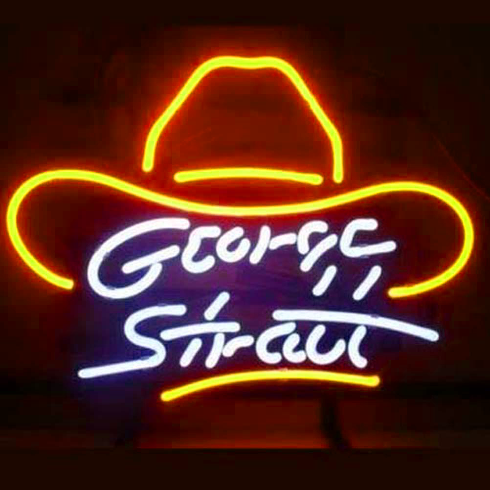 Professional George Stratt Neon Sign Wall Decor