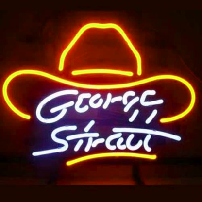 Professional George Stratt Neon Sign Wall Decor